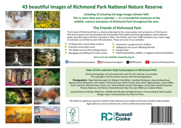 Richmond Park Calendar 2026 - Image 2
