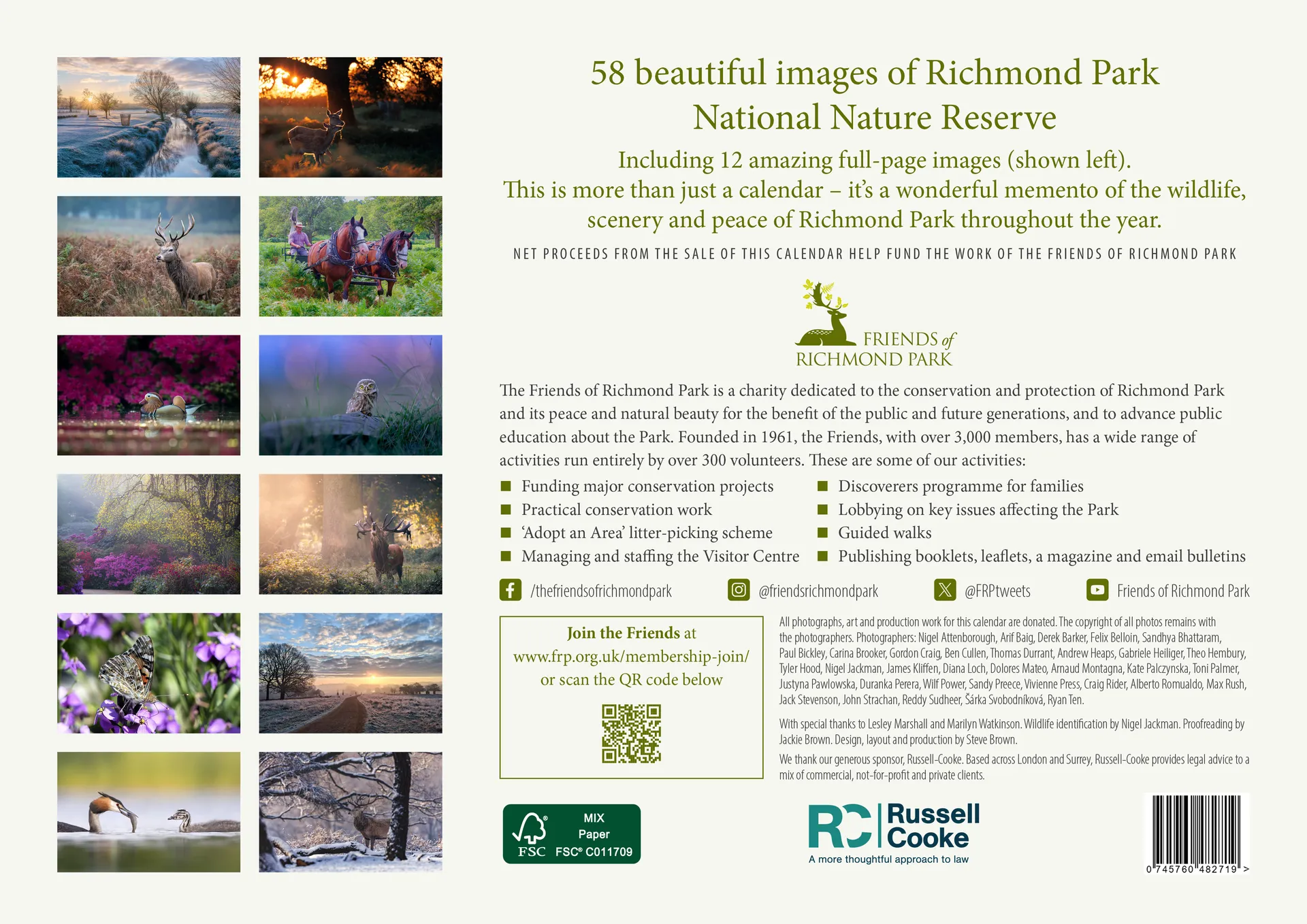 Richmond Park Calendar 2027 - Image 2
